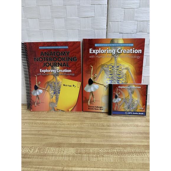 Exploring Creation w/Human Anatomy and Physiology Notebooking Journal & Text MP3 - Picture 1 of 9